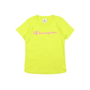 Champion Authentic Athletic Apparel T-Shirt  žltá / ružová
