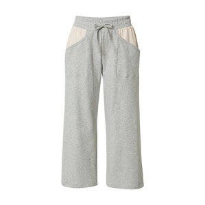 CALIDA Pyžamové nohavice  béžová / sivá melírovaná
