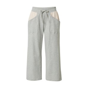 CALIDA Pyžamové nohavice  sivá melírovaná / béžová