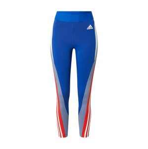 ADIDAS PERFORMANCE Športové nohavice  kobaltovomodrá / biela / červená / sivá