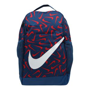 Nike Sportswear Batoh 'Brasilia'  modrá / svetločervená / biela