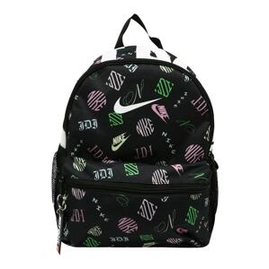 Nike Sportswear Batoh 'Brasilia'  čierna / biela / ružová / limetová / svetložltá
