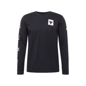 UNDER ARMOUR Sportsweatshirt  čierna / biela
