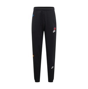 Nike Sportswear Nohavice  modrá / červená / čierna / biela