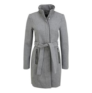 Vero Moda Petite Prechodný kabát 'BESSY '  sivá melírovaná / čierna