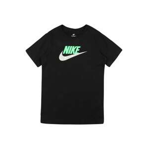 Nike Sportswear Tričko  čierna / biela / mätová