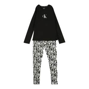 Calvin Klein Underwear Pyjama  biela / čierna