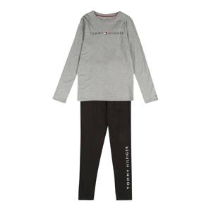 Tommy Hilfiger Underwear Pyjama  čierna / sivá melírovaná / námornícka modrá / biela / červená