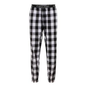 Calvin Klein Underwear Pyžamové nohavice  čierna / biela / sivá
