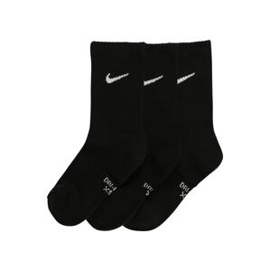 Nike Sportswear Športové ponožky  svetlosivá / čierna
