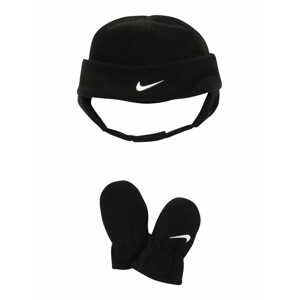 Nike Sportswear Čiapky 'NAN'  čierna / biela