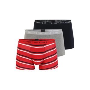 Tommy Hilfiger Underwear Boxerky  sivá melírovaná / čierna / červená / biela