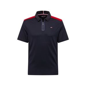 Tommy Sport Funkčné tričko  červená / námornícka modrá / biela