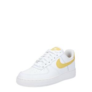 Nike Sportswear Nízke tenisky 'Air Force 1'  biela / zlatá žltá