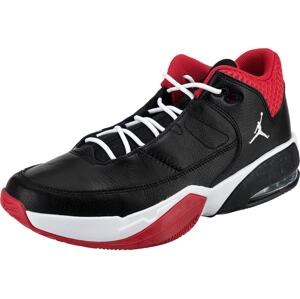 Jordan Nízke tenisky 'Max Aura 3'  čierna / svetločervená / biela