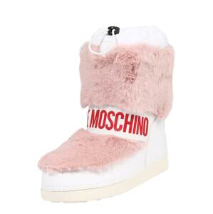 Love Moschino Snehule  biela / ružová / červená