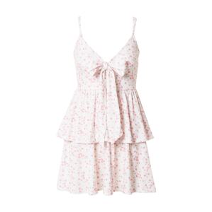 In The Style Letné šaty 'DANI'  krémová / ružová / biela