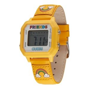 GUESS Digitálne hodinky  zlatá žltá / biela / zmiešané farby