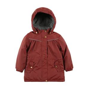 mikk-line Zimná bunda  pastelovo červená