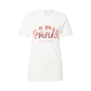 River Island Tričko 'PARIS'  biela / ružová / zlatá