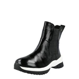CAPRICE Chelsea Boots  čierna / tmavosivá / sivá melírovaná