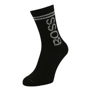 BOSS Ponožky  čierna / sivá melírovaná