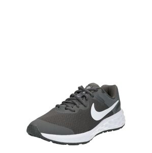 NIKE Bežecká obuv 'Nike Revolution 6'  sivá / biela