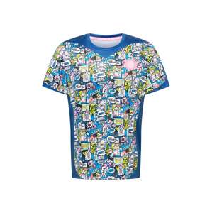 BIDI BADU T-Shirt 'Jiro Tech'  kráľovská modrá / žltá / ružová / nebesky modrá / biela