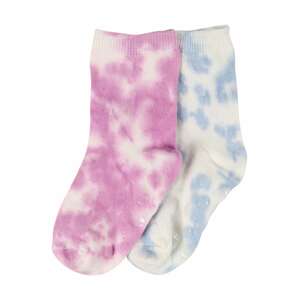 Gina Tricot Mini Ponožky  fialová / biela / dymovo modrá