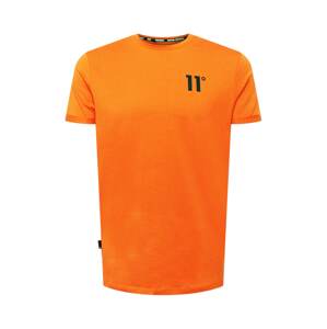 11 Degrees T-Shirt  oranžová / čierna