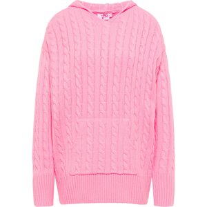 MYMO Oversize sveter  s ružovými fľakmi