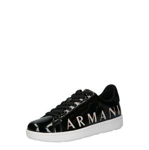 ARMANI EXCHANGE Sneaker  čierna / béžová