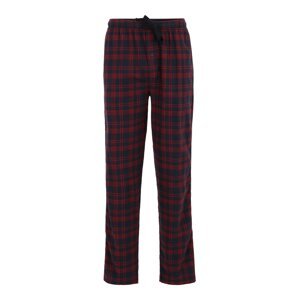 TOM TAILOR Pyžamové nohavice  červená / námornícka modrá