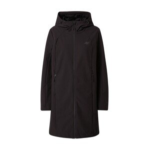 4F Outdoorový kabát  čierna