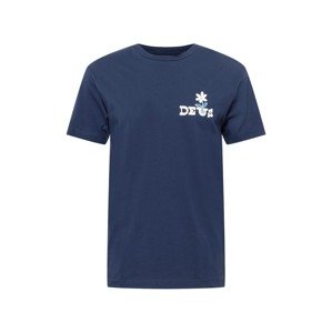DEUS EX MACHINA Tričko 'Sprung'  námornícka modrá / biela