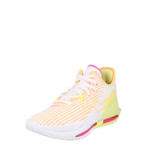 NIKE Športová obuv 'LeBron Witness 6'  biela / žltá / oranžová / ružová