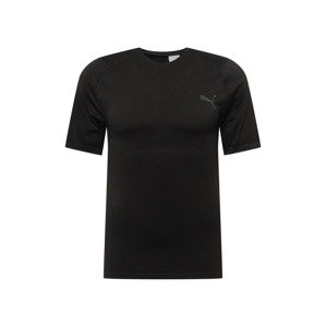 PUMA Funkčné tričko  čierna / dymovo šedá