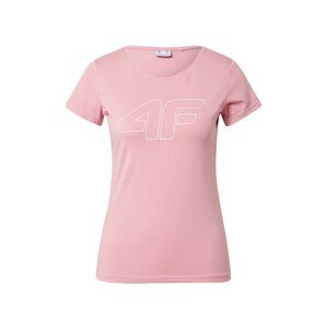 4F Funkčné tričko  ružová / biela