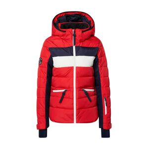 Superdry Snow Športová bunda  ohnivo červená / biela / námornícka modrá