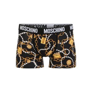 Moschino Underwear Boxerky  čierna / biela / tmavožltá