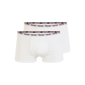 Moschino Underwear Boxerky  biela / čierna / červená