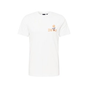 DEUS EX MACHINA Tričko 'Sprung'  biela / modrá / oranžová