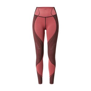 4F Športové nohavice  rosé / burgundská / čierna