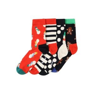 Happy Socks Ponožky  zmiešané farby / červená / biela / čierna / námornícka modrá / hnedá
