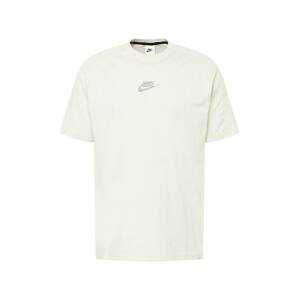 Nike Sportswear Tričko  biela melírovaná / čierna / sivá melírovaná