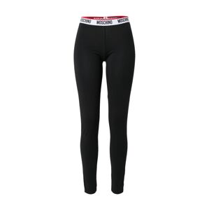 Moschino Underwear Pyžamové nohavice  čierna / biela / červená