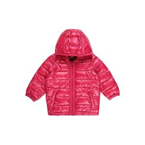 UNITED COLORS OF BENETTON Zimná bunda  ružová / čierna