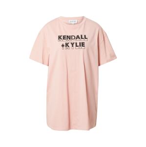KENDALL + KYLIE Tričko  ružová / čierna