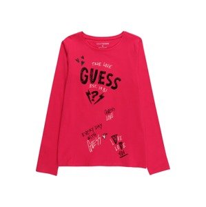 GUESS Shirt  pitaya / čierna / biela