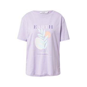 NA-KD Shirt 'Earth'  svetlofialová / fialová / mätová / pastelovo žltá